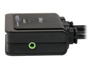 StarTech 2 poorts USB HDMI kabel KVM switch met audio en remote switch – met USB voeding KVM audioschakelaar StarTech 2 poorts USB HDMI kabel KVM switch met audio en remote switch – met USB voeding KVM audioschakelaar